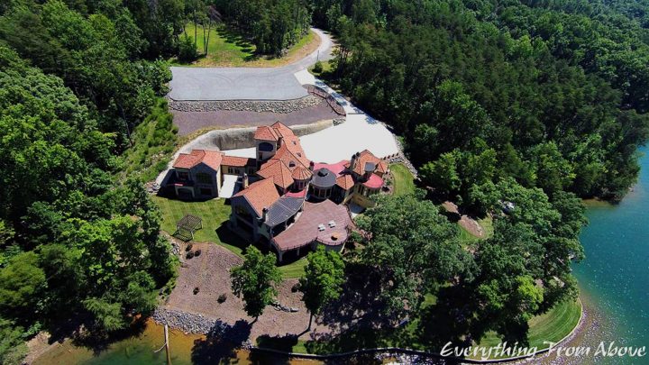 Bella Collina Mansion Aerial View