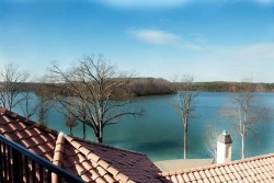 Introducing the Bella Collina Mansion - Rooftop view of lake