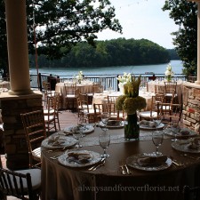 Wedding reception on the deck 02