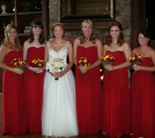 Amber and her bridesmaids