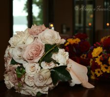 Ambers bridal bouquet