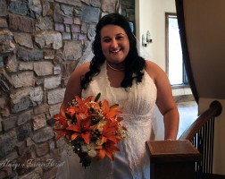 Beautiful fall bridal bouquet