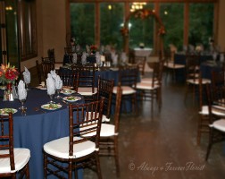 Fall wedding reception at bella collina mansion