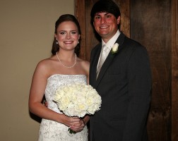 Mitzi and tyler at the bella collina mansion