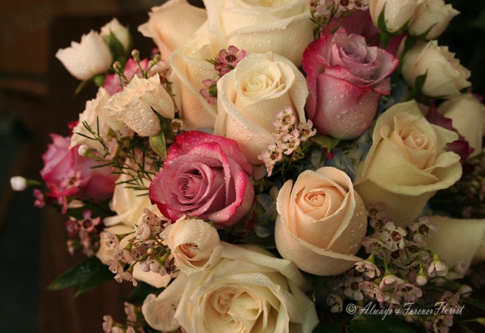 Wedding bouquet with roses 2