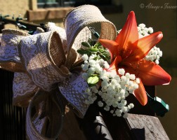 Wedding rail adornment