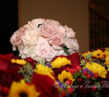 Bridal bouquet and bridesmaids bouquets
