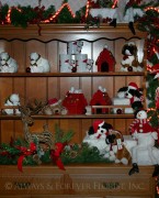 Ceramic christmas display containers