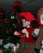 Christmas dolls display