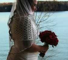 Deborah gilliand the bride musing at lake