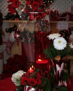 Floating candle christmas display