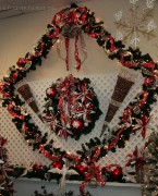 Silk christmas display