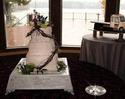 Wedding cake at the bella collina mansion