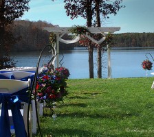 Wedding on belews lake at bella collina mansion