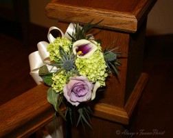 Wedding railing adornment