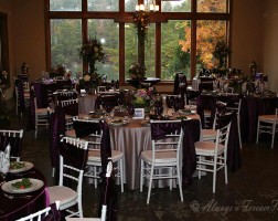 Wedding reception dinner at bella collina mansion