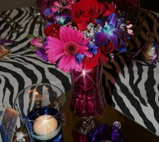 Wedding reception table arrangements