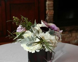 Wedding reception table small arrangement