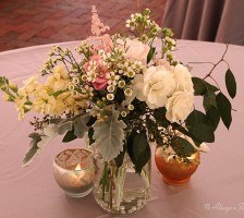 Gray gables wedding reception table settings 4