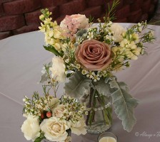 Gray gables wedding reception table settings 8