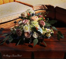 Wedding table arrangement