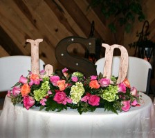 Beautiful wedding reception held at the Stanley Farm events barn pavillion featuring the Dylan Smith and Logan Belton wedding couple after their marriage vows.