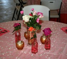 Beautiful wedding reception held at the Stanley Farm events barn pavillion featuring the Dylan Smith and Logan Belton wedding couple after their marriage vows.