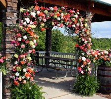 Gorgeous outdoor wedding held at the Stanley Farm in Sandy Ridge, NC.  Logan Belton marries Dillon Smith in a perfect rustic farm setting where the weather was partly sunny with a pinch of chilled temperatures.