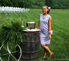 Gorgeous outdoor wedding held at the Stanley Farm in Sandy Ridge, NC.  Logan Belton marries Dillon Smith in a perfect rustic farm setting where the weather was partly sunny with a pinch of chilled temperatures.