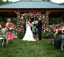 Gorgeous outdoor wedding held at the Stanley Farm in Sandy Ridge, NC.  Logan Belton marries Dillon Smith in a perfect rustic farm setting where the weather was partly sunny with a pinch of chilled temperatures.