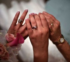 Three generations of brides