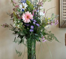 Wildflower wedding arrangement 2