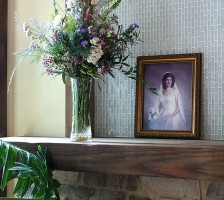 Wildflower wedding arrangement