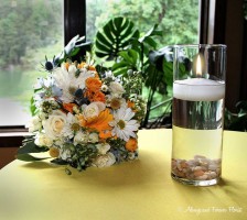 Bridal Bouquet At The Bella Collina Mansion