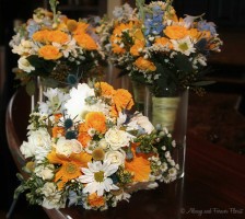 Bridal Bouquets At The Bella Collina Mansion