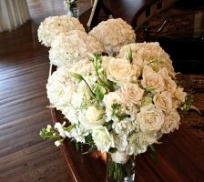 All White Wedding Bouquets