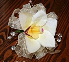 Orchid Wedding Wrist Corsage