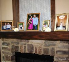 Wedding Memorabilia Mantle At Bella Collina Mansion