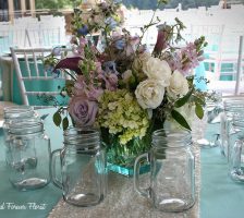 Wedding Reception Table Centerpiece