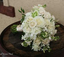 White Rose Bridal Bouquet