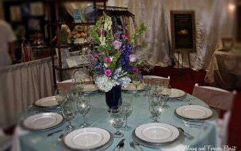 Gorgeous Wedding Reception Table Centerpiece Arrangement