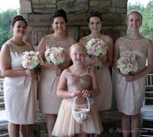 Lovely Bridesmaids And Flower Girl At Bella Collina Wedding