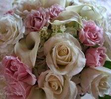Pinks And Cream Wedding Bouquet