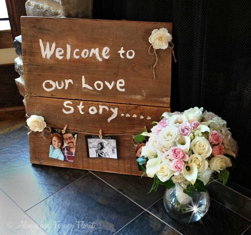 Wedding Memory Board For Pete And Nicole