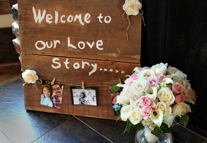 Wedding Memory Board For Pete And Nicole