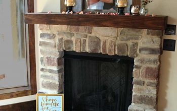 Bride And Groom Memorabilia On Bella Collina Fireplace