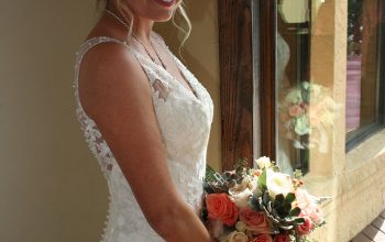 Cameron With Her Bouquet