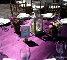 Elegant Wedding Reception Table Arrangements