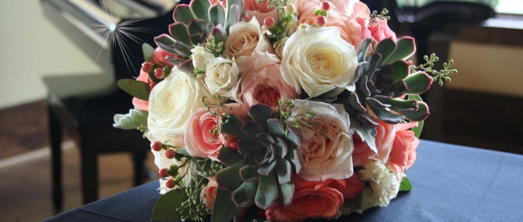 Gorgeous Bridal Bouquet On Display
