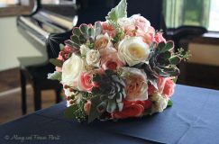 Gorgeous Bridal Bouquet On Display